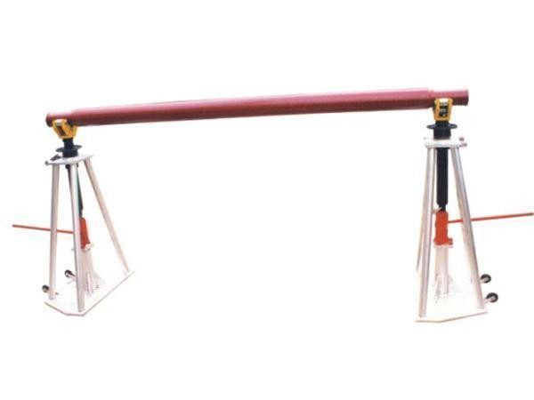 Стойка для кабельного барабана DL120 22 27 cable reel stand 01 416x312 - Стойка для кабельного барабана DL120