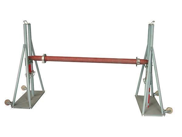 Стойка для кабельного барабана DL120 22 27 cable reel stand 02 416x312 - Стойка для кабельного барабана DL120